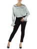 GRIGIO CHIARO | Blusa in satin FILIPA GRIGIO CHIARO | Blusa in satin FILIPA