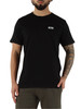 NERO | T-shirt in cotone regular fit con scritta logo NERO | T-shirt in cotone regular fit con scritta logo