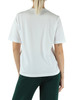 BIANCO | T-shirt boxy fit in cotone con ricamo logo frontale BIANCO | T-shirt boxy fit in cotone con ricamo logo frontale