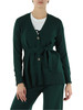 VERDE | Cardigan in misto viscosa con cintura VERDE | Cardigan in misto viscosa con cintura