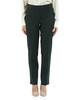 VERDE | Pantalone in misto viscosa punto Milano VERDE | Pantalone in misto viscosa punto Milano