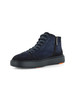 BLU | Sneakers alte in suede con logo impresso