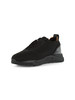 NERO | Sneakers in pelle e tessuto stretch