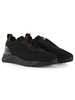 NERO | Sneakers in pelle e tessuto stretch