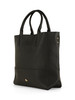 NERO | Borsa shopper media effetto martellato