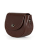 MARRONE | Borsa a tracolla da sella in ecopelle