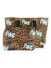 ANIMALIER | Borsa shopping effetto martellato con scritte logo