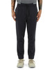 BLU SCURO | Pantaloni sportivi in misto cotone con scritta logo