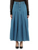 BLU CHIARO | GIULIVA HERITAGE X WEEKEND MAX MARA: Gonna in denim OPUNZIA