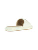 OFF WHITE | Ciabatta in pelle FIONA 03 con placca logo