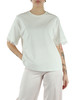 BIANCO | T-shirt in cotone con inserti in pizzo