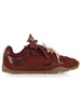 BORDEAUX | Sneakers in pelle e tessuto YULIA 01