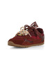BORDEAUX | Sneakers in pelle e tessuto YULIA 01