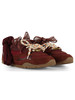 BORDEAUX | Sneakers in pelle e tessuto YULIA 01