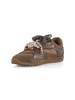 MARRONE | Sneakers in pelle e tessuto YULIA 01
