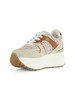 BEIGE | Sneakers in pelle e tessuto MAXI WONDER PLUS 02