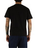 NERO | T-shirt in cotone con patch logo frontale