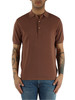 MARRONE CHIARO | Polo in maglia di cotone piquet