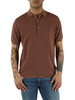 MARRONE CHIARO | Polo in maglia di cotone piquet