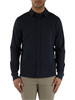 BLU SCURO | Camicia in tessuto tecnico seersucker JEAN TRIESTE