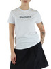 BIANCO | T-shirt in cotone stampa SILENZIO