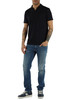 BLU SCURO | Polo in misto cotone e seta NEW HELGO