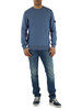 HELLBLAU | Rundhals Baumwollpullover GANNA 03