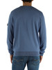 HELLBLAU | Rundhals Baumwollpullover GANNA 03