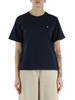 BLU SCURO | T-shirt in cotone VENACO con ricamo logo