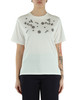 BIANCO | T-shirt in cotone AGILE con paillettes