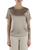 BEIGE | Blusa con pannelli a contrasto ZONA
