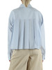 CELESTE | Camicia cropped EDEN con pieghe posteriori
