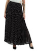 NERO | Gonna plissé a pois