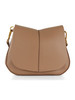 MARRONE CHIARO | Borsa in pelle HELENA ROUND Medium