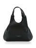 SCHWARZ | DUA Small Handtasche aus genarbtem Leder