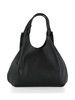 NERO | Borsa a mano in pelle martellata DUA Small
