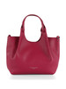 CICLAMINO | Borsa a mano in pelle martellata DUA Small