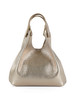 GOLD | DUA Small Handtasche aus genarbtem Leder