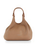 MARRONE CHIARO | Borsa a mano in pelle martellata DUA Small