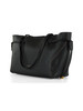 NERO | Borsa shopping in pelle martellata VIOLETTE