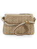 BEIGE | Borsa a spalla in in paglia e suede BROOKE