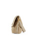 BEIGE | Borsa a spalla in in paglia e suede