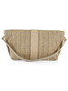 BEIGE | Borsa a spalla in in paglia e suede