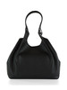 NERO | Borsa a spalla in pelle martellata DUA Large