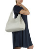 PANNA | Borsa a spalla in pelle martellata DUA Large