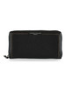 NERO | Portafoglio in pelle martellata con scritta logo