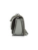 GRIGIO | Borsa a tracolla in pelle martellata CLAIRE Large
