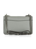 GRIGIO | Borsa a tracolla in pelle martellata CLAIRE Large