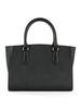 SCHWARZ | Handtasche aus Saffiano-Leder BECCA Medium