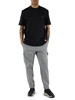 BLU SCURO | T-shirt in cotone mercerizzato con patch logo